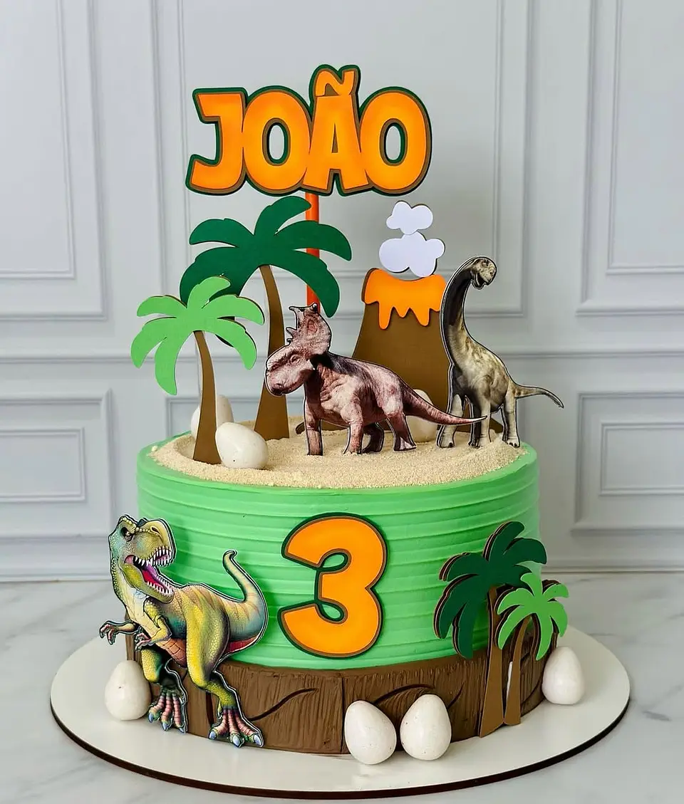 Arquivo de corte topo de bolo de jurassic park 1