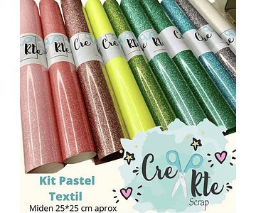 Box textil pasteles x 10 