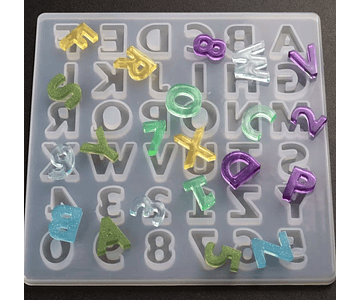Mini molde letras 