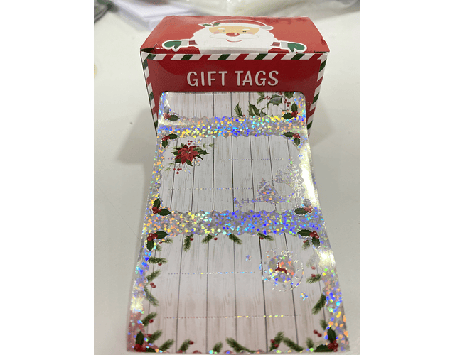 Gift tag navideño 