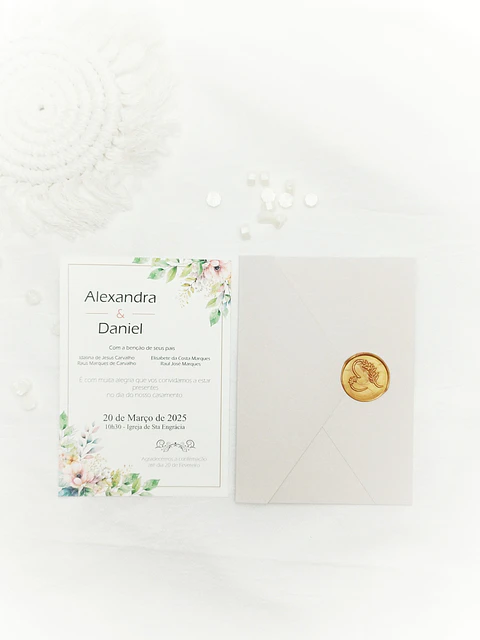 Convite Essência com Envelope