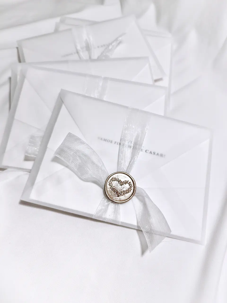 Convite Cristal com Envelope Transparente 4