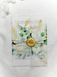 Convite Jardim Dourado — Capa Transparente e Lacre - Thumbnail 1