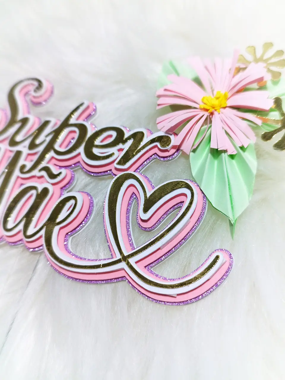Topo Coração de Super Mãe 2