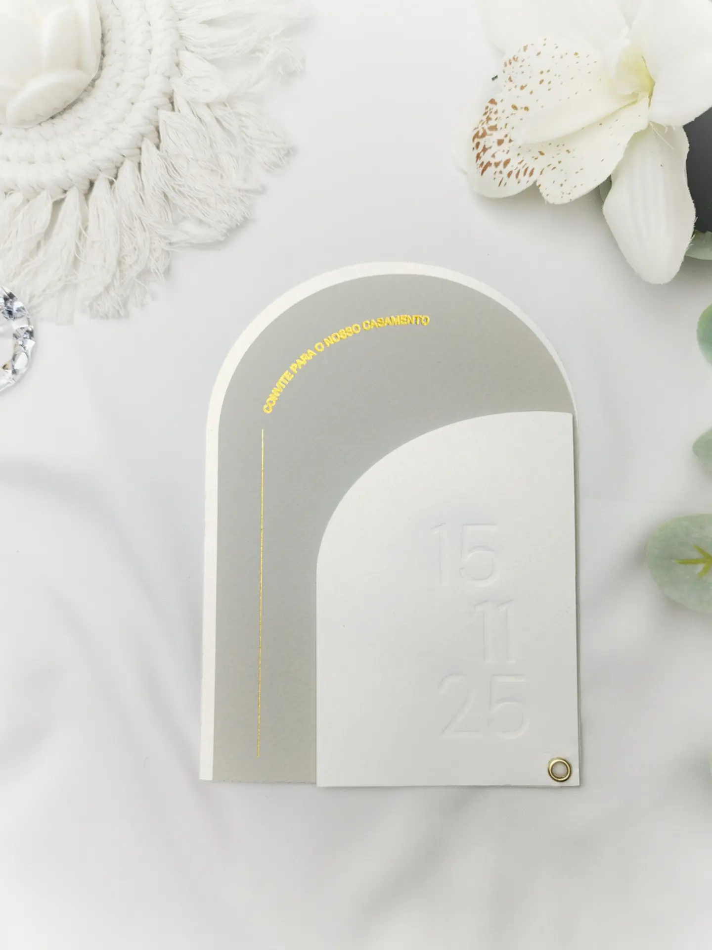 Convite Arco Dourado 1