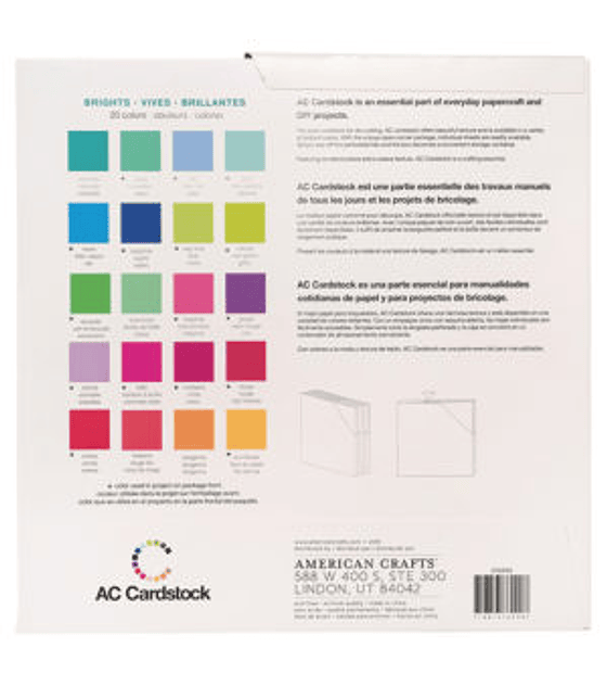 AC Cardstock Bright Pack 12×12