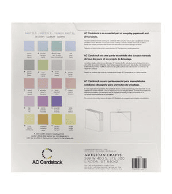 AC Cardstock Pastels Pack 12×12