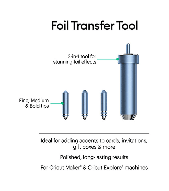 Cricut Kit de Transferencia de Folia / Foil
