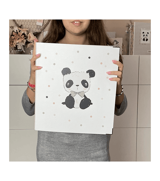 Carpeta 9x12 Panda osito