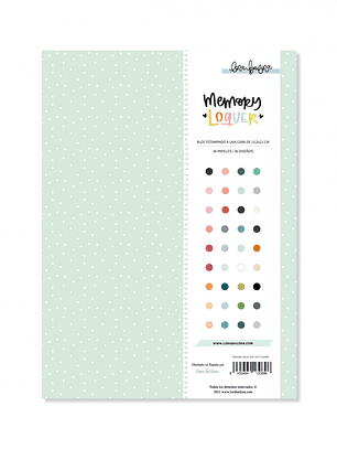 PAPER PAD 36 PAPELES DE 15,2×20,3 CM DOT LOQUE