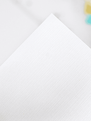 Pack 10 Cartulina Texturizada Blanca (tejido tela) Johanna Rivero