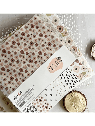 Kit papeles especiales Patio