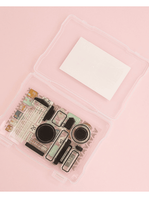 Caja plastica kimidori 5x7 Transparente 