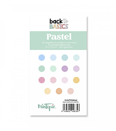 Pad papeles 15 x 7,5 cm Pastel Black To Basics Pad papeles 15 x 7,5 cm Pastel Black To Basics