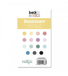 Pad papeles 15 x 7,5 cm Summer Black To Basics 