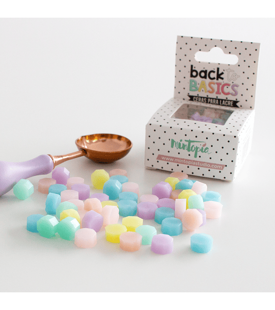 Set perlas de lacre 100 piezas TRASLUCENTS Back to Basic 