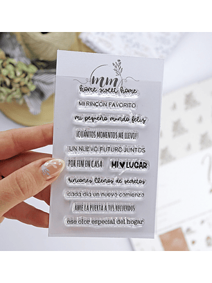 Set de sellos Sweet Home, de Mamen Montero