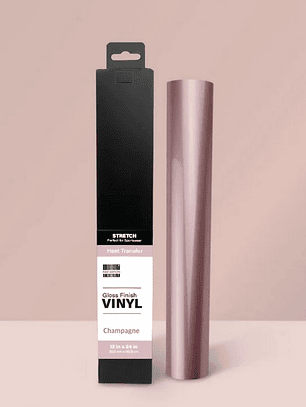 Vinilo textil estirable First Edition 30,5x61 cm Gloss Champagne 