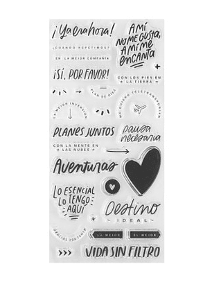 Sello acrílico 11x21 Si, por favor 