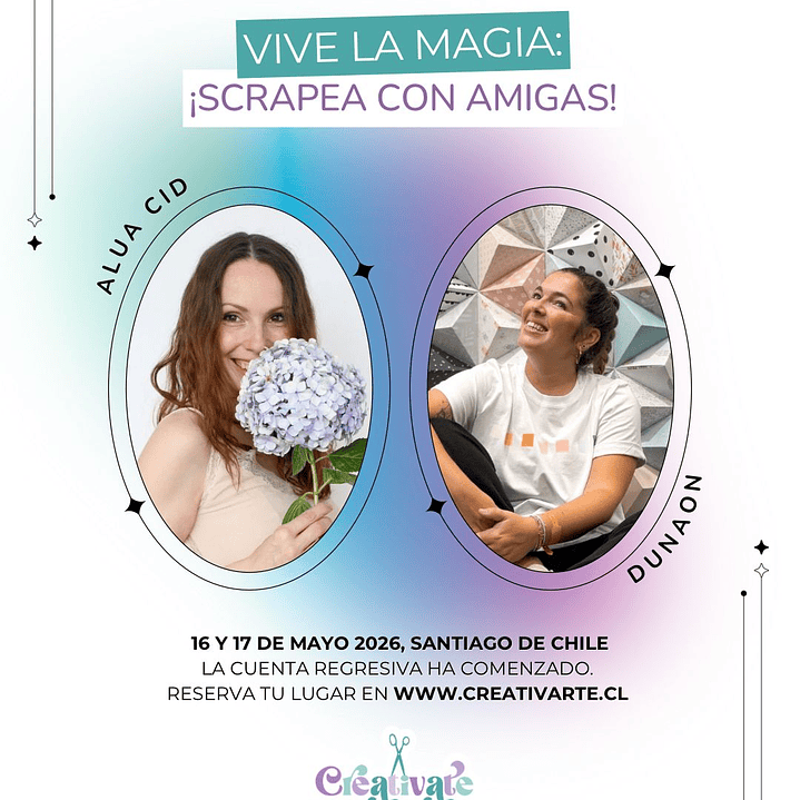 Creativate Fest 2026 Dunaon y Alua pago en 6 cuotas Cuota 6 de 6 1