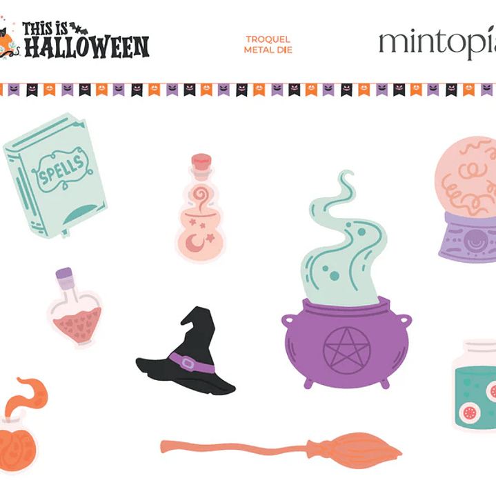 Troquel Cosas de bruja This is Halloween  1