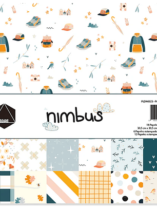 Bloc de papeles Nimbus 12x12