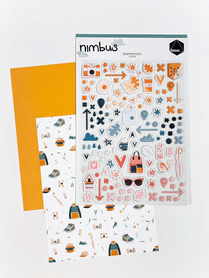 Pegatinas puffy 15x20 nimbus 