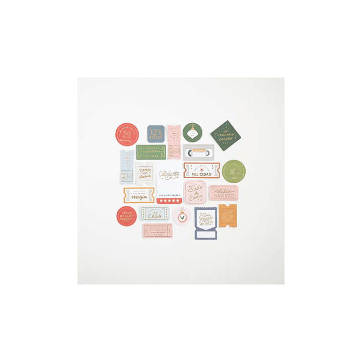 Die cuts lettering MEMORY LANE  1