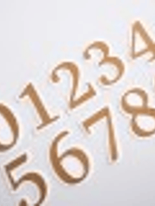 Troquel NÚMEROS ANIDADOS SERIF 