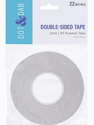 Cinta adhesiva doble cara de 3mm