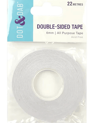 Cinta adhesiva doble cara de 6mm