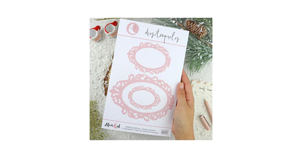 Juego de troqueles Abu Frames | Diseño Alúa Cid