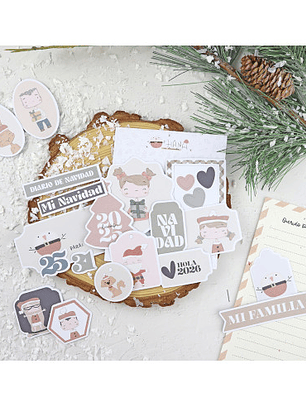 Diecut  Ohana en Diciembre básicos 