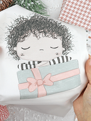 Regalo Printed panel fabric | Ohana en Diciembre 