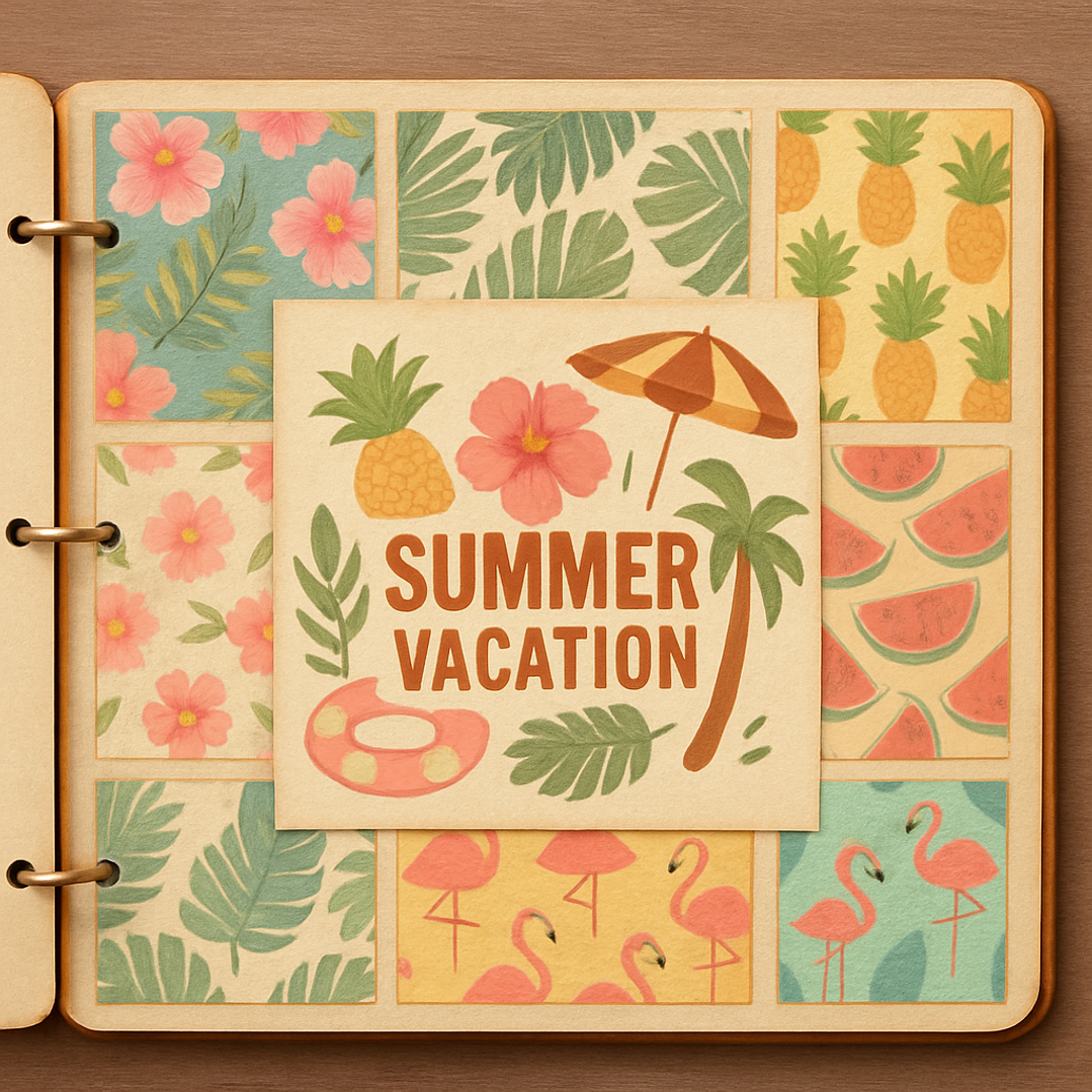 Taller Scrapbook Tropical - Sabado 22 de Noviembre 1