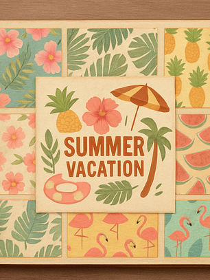 Taller Scrapbook Tropical - Sabado 22 de Noviembre