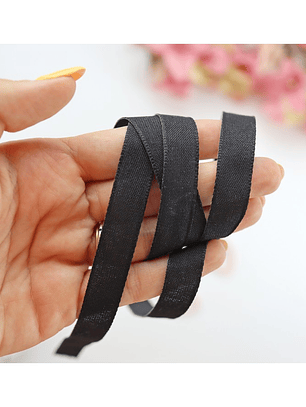 Cinta de lino color negro 