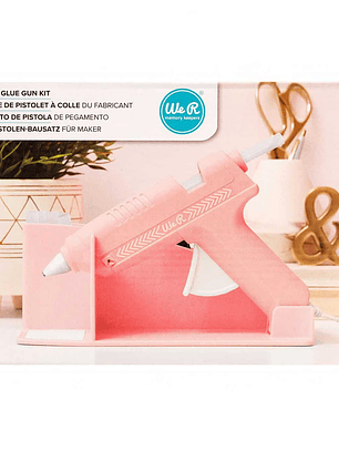 Pistola de silicona rosada  We R