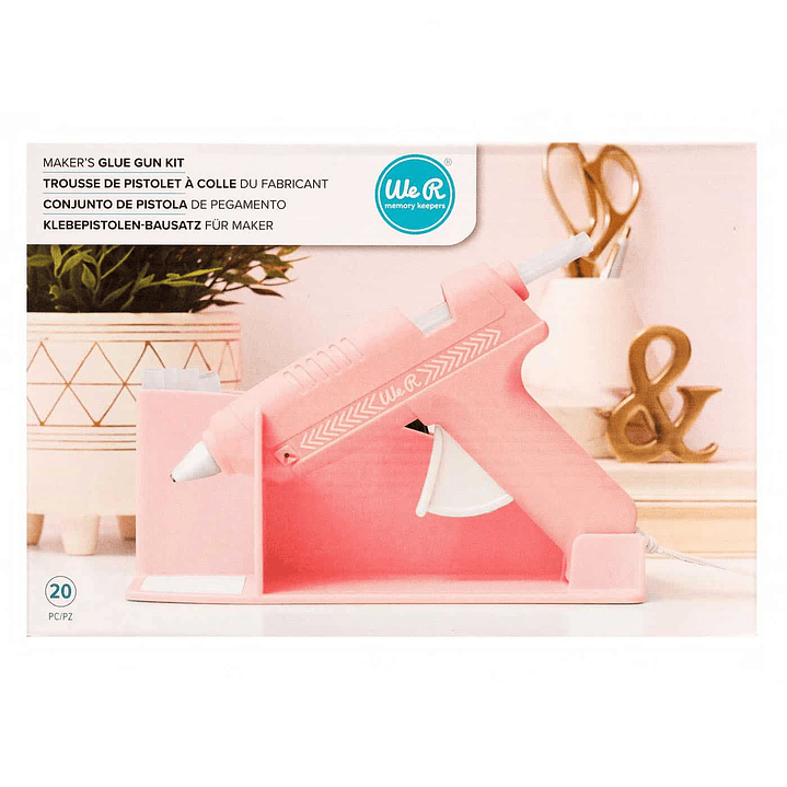 Pistola de silicona rosada  We R 1