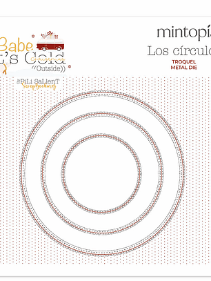 Troquel Círculos nido con cosido BabyIt's Cold Outside 