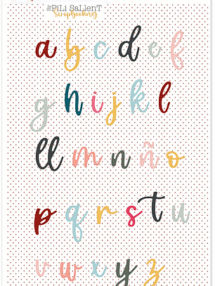 Troquel Alfabeto cuqui Baby It's ColdOutside 