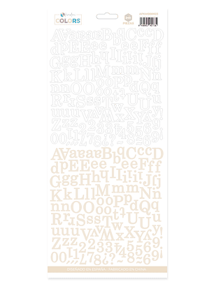 Alfabeto Kimidori Colors básicoSchoolbook Blanco 