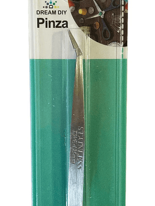 Pinza Metalica Punta Fina curva Para Manualidades