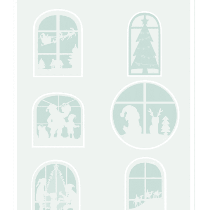 Troquel BTB Mintopía Ventanas navideñas 1