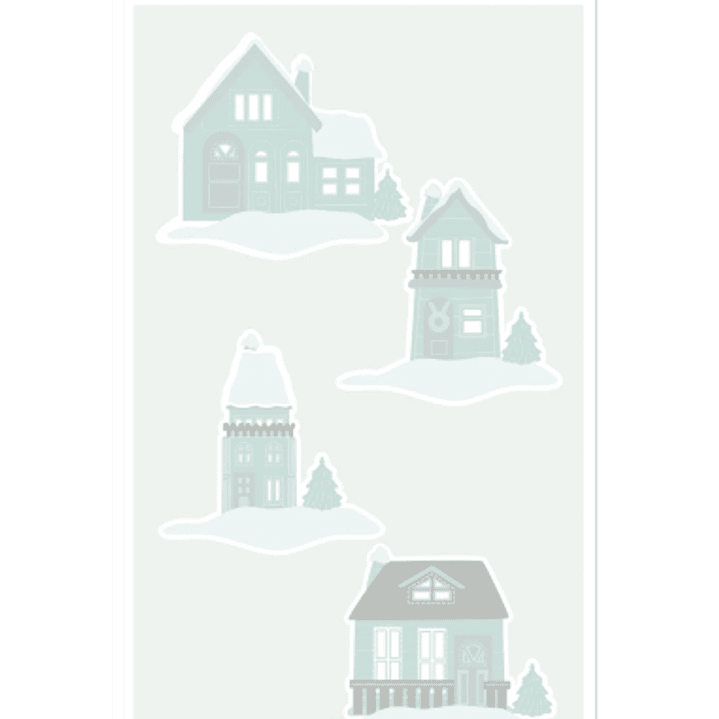 Troquel BTB Mintopía Casitas nevadas 1