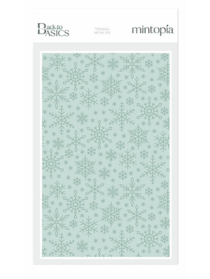 Troquel BTB Mintopía Fondo copos de nieve