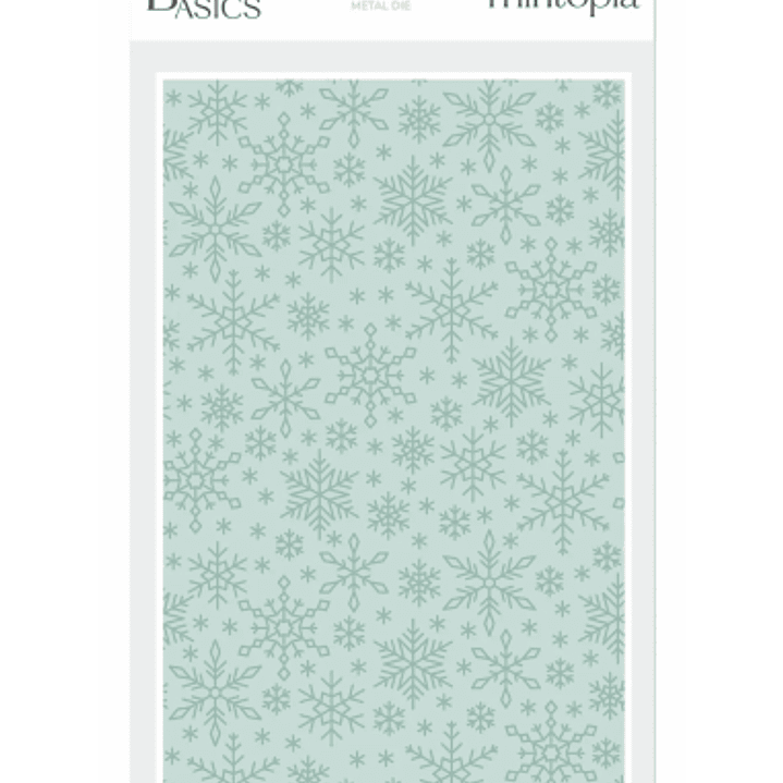 Troquel BTB Mintopía Fondo copos de nieve 1