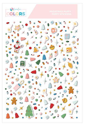 Pegatinas puffy extra SYL Noviembre y Diciembre