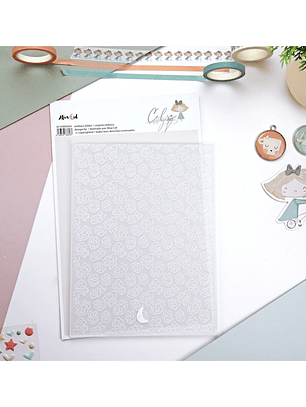 Carpeta Embosing Flores Celia- Alice