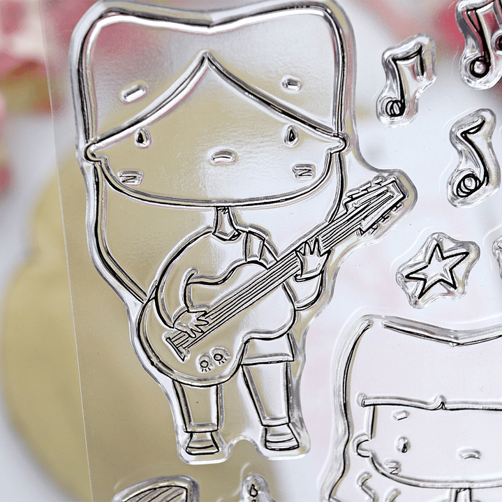 Sello con troquel Ohana de fiesta A5  2